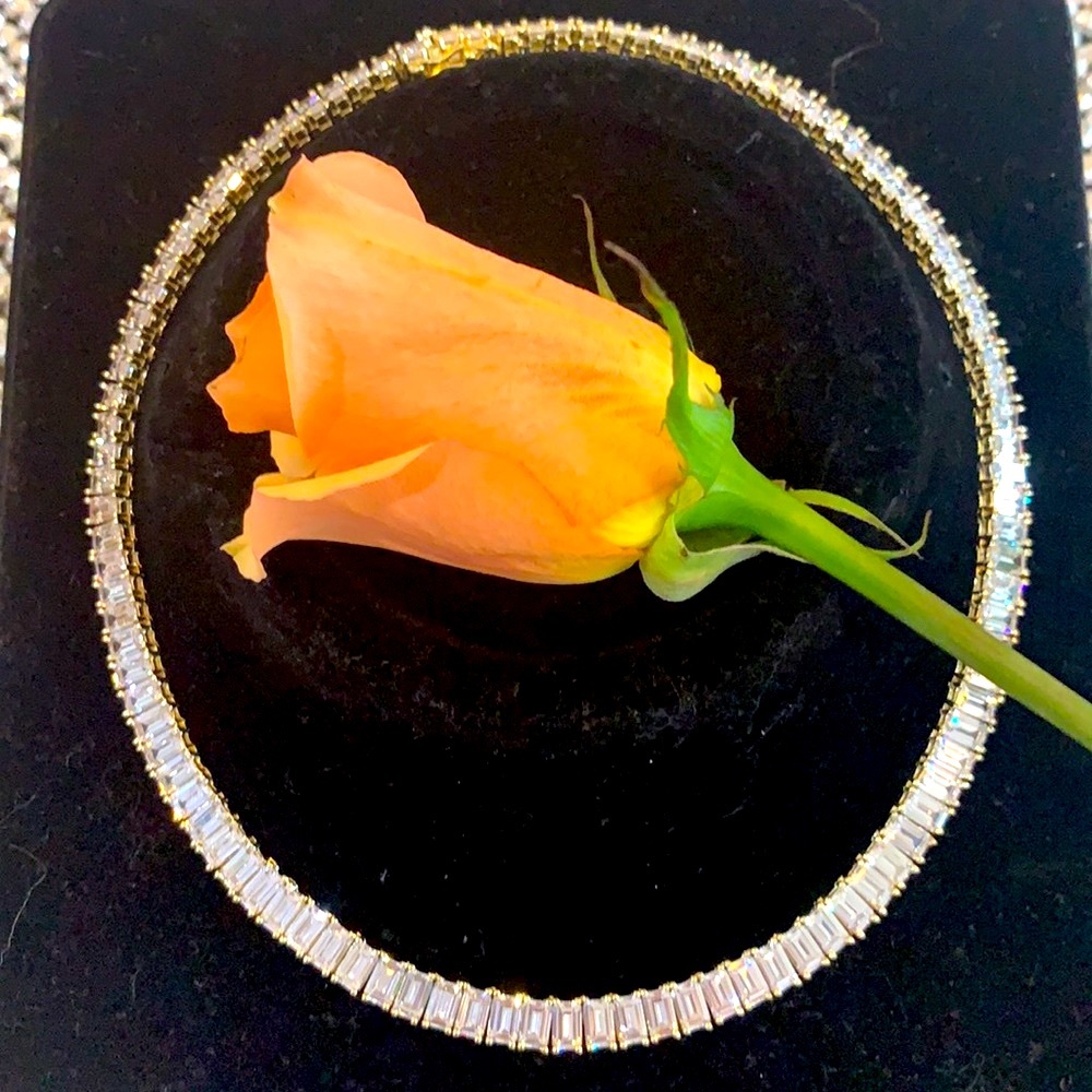 ❣️Swarovski Crystals❣️ with 14K Gold Necklace